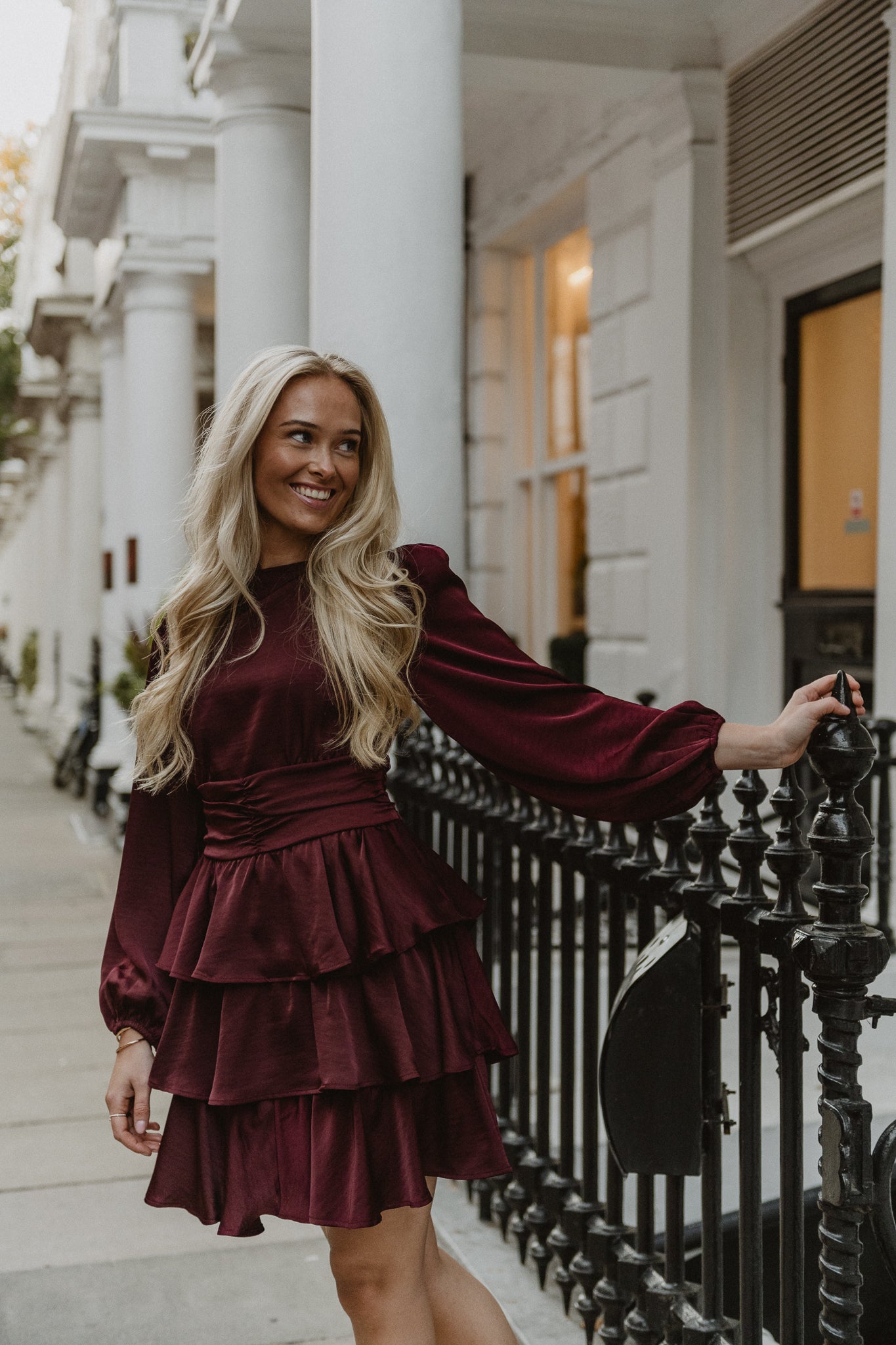 VMEMILY Short Dress - Tawny Port